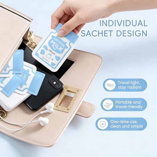 28 Pcs Mini Travel Skincare Set, Travel Items Including Milk - Product Imagery