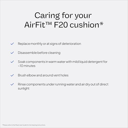 ResMed AirFit F20 Full Face Replacement Cushion - Large - Product Imagery