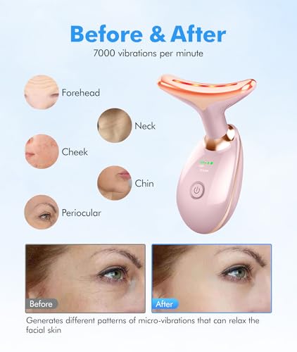 SDKWDH Red-Light-Therapy-for-Face-and-Neck, 7 Color Face - Product Imagery