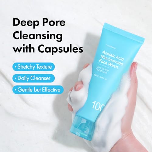 TOSOWOONG Azelaic Acid Niacinamide Face Wash for Blemish-Prone - Product Imagery