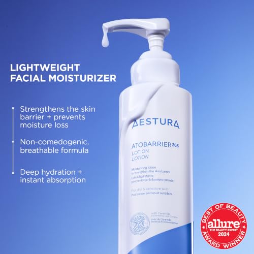 AESTURA ATOBARRIER365 Lightweight Korean Face Moisturizer with - Product Imagery