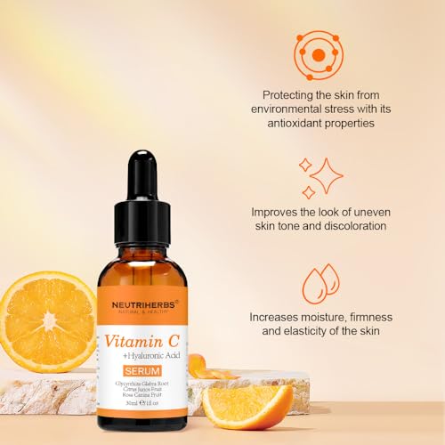 NEUTRIHERBS Vitamin C Serum with Hyaluronic Acid Brighten Firm - Product Imagery