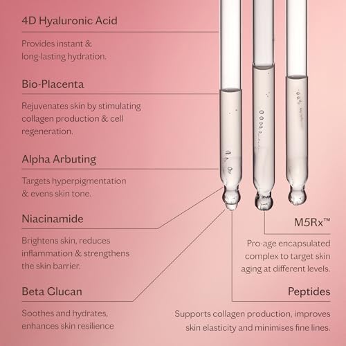 MZ SKIN Bio-Placenta Hyaluronic Acid Serum | Plumping Face Serum - Product Imagery