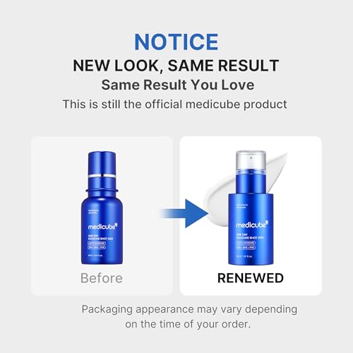 medicube Exosome Shot Zero 7,500 PPM Spicule Facial Serum - Product Imagery