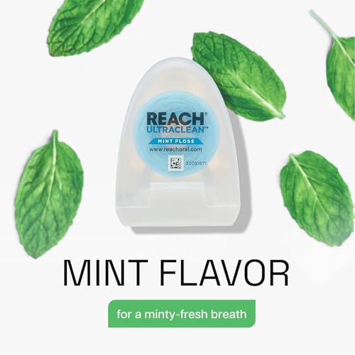 REACH Ultraclean Dental Floss, Oral Care, Mint-Flavored, 1 Count - Product Imagery