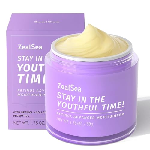 ZealSea Retinol Cream for Face with Collagen - Anti Aging Facial - Product Imagery