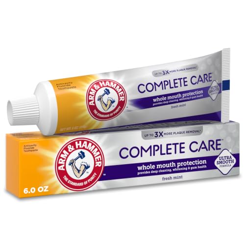 ARM & HAMMER Complete Care Toothpaste, Fresh Mint, 6.0 oz - Product Imagery