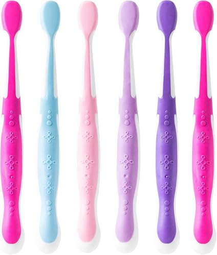 Brush Buddies 6 Pack Barbie Toothbrushes for Kids, Children's - Product Imagery