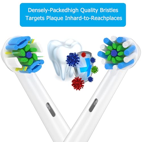 Replacement Toothbrush Heads Compatible with Braun Oral b - Product Imagery