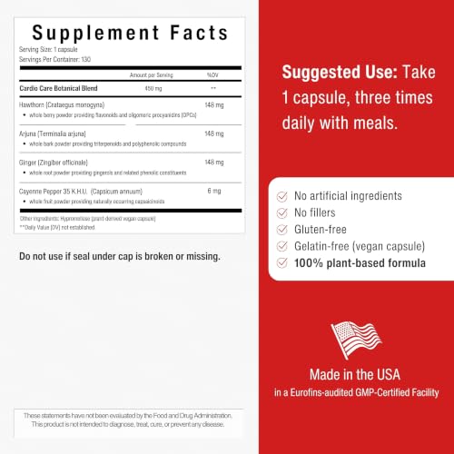 Artery Plaque Removal Formula | 4-Element All-Natural Supplement - Product Imagery