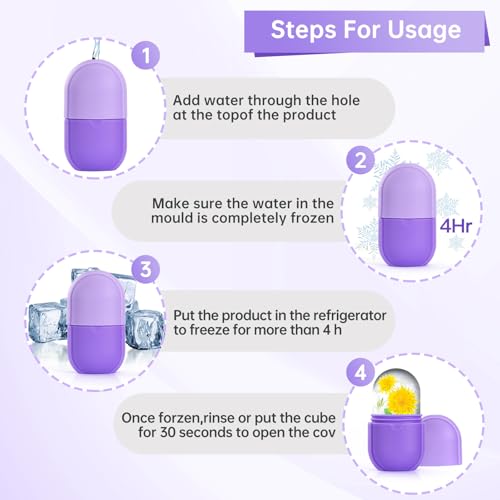 Ice Roller for Face and Eye, Facial Beauty Ice Roller Skin Care - Product Imagery