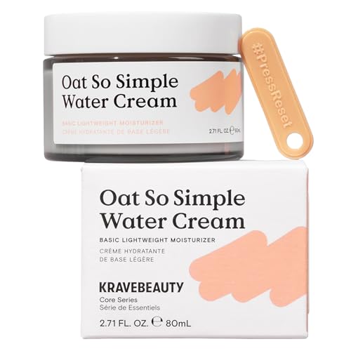 KraveBeauty Oat So Simple Water Cream for Dry, Sensitive Skin, - Product Imagery