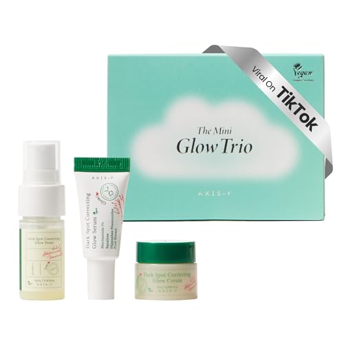 AXIS-Y Mini Glow Trio – Dark Spot Travel Set with Serum, Toner & - Product Imagery