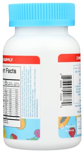 MARYRUTH'S Kids Multivitamin Gummies, Sugar Free, 2 Month - Product Imagery