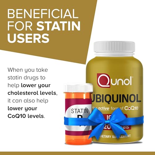 Qunol Ubiquinol 100mg, Powerful Antioxidant for Heart Health, - Product Imagery