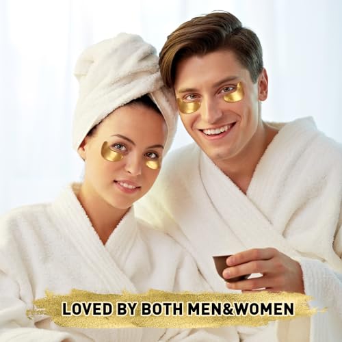 CHMI 24K Gold Under Eye Patches 50 Pairs Collagen, Dark Circles, - Product Imagery