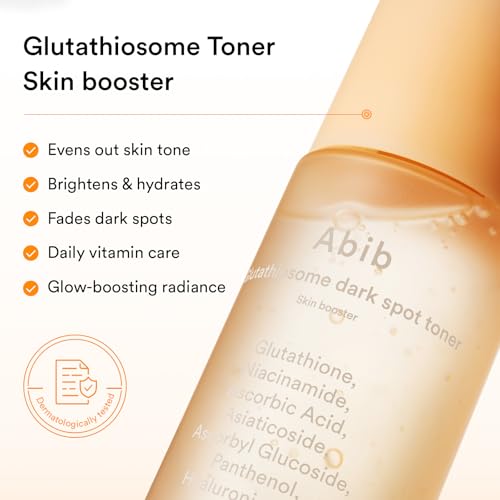 Abib Glutathiosome Dark Spot Toner Skin Booster, Brightening - Product Imagery