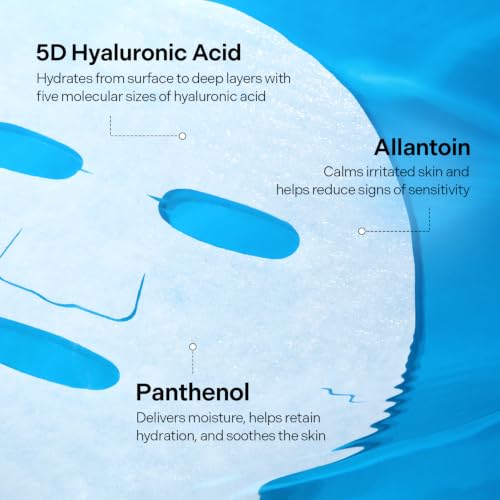 Torriden DIVE IN Hyaluronic Acid Facial Mask (10 sheets) | Deep - Product Imagery