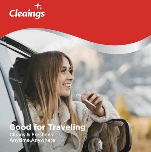 cleaings® 48 Pcs Disposable Mini Toothbrush - Pre-Pasted with - Product Imagery
