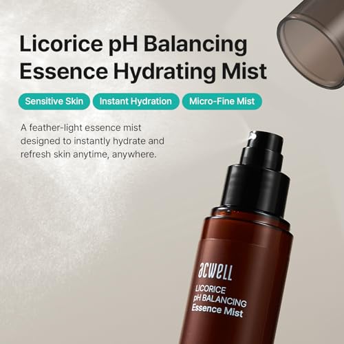 ACWELL Licorice pH Balancing Essence Hydrating Face Mist – - Product Imagery