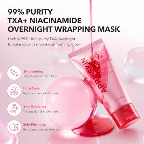 APRILSKIN TXA Niacinamide Overnight Wrapping Mask - Product Imagery