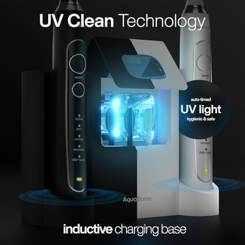 Aquasonic Duo Series PRO UV - ADA Accepted Electric Toothbrushes - Product Imagery