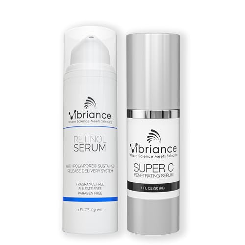 Vibriance Dynamic Duo Skincare Bundle - Super C Serum, Retinol - Product Imagery