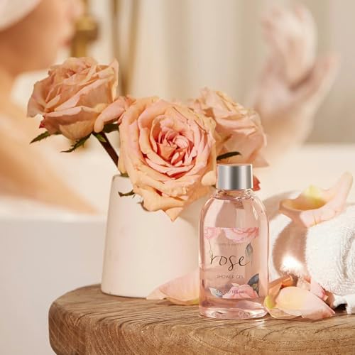 Spa Gift Sets for Women - Rose Bath and Body Care Gift Baskets, - Product Imagery