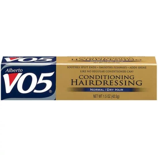 Alberto VO5 Conditioning Hairdressing - Normal to Dry Hair - Hair Conditioner Smooths Frizz and Enhances Color Vibrancy - 1.5 oz - Pack of 4