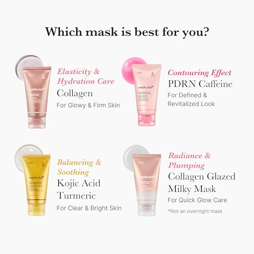 medicube Wrapping Mask Collagen Glazed Milky Glow - Daytime Peel - Product Imagery