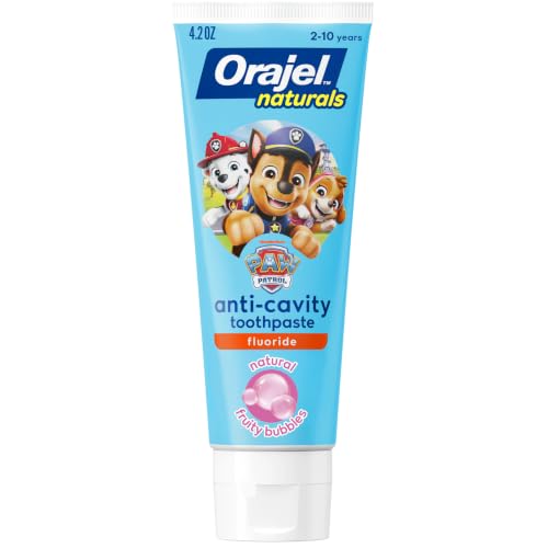 Orajel Naturals PAW Patrol Kids Fluoride Toothpaste, 4.2 Oz - Product Imagery