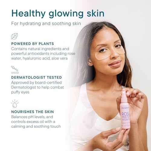 Frownies Rose Water Hydrator Spray, 2 oz - Product Imagery