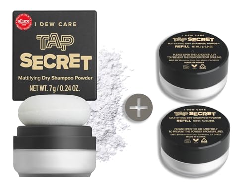 I DEW CARE Dry Shampoo Powder - Tap Secret Orignal + Refill 2 - Product Imagery