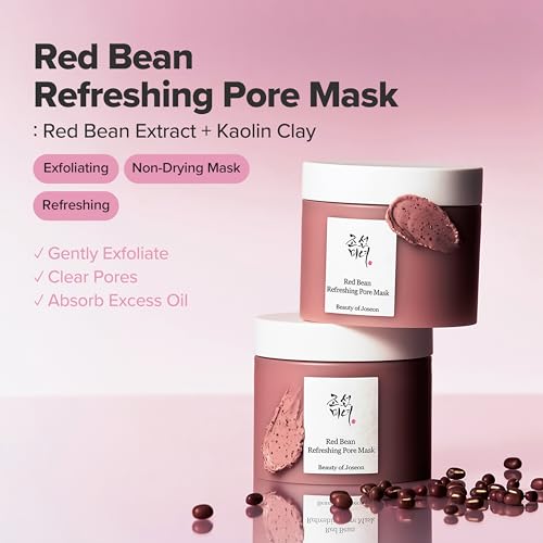 Beauty of Joseon Red Bean Pore Refreshing Mask Mud Cream - Product Imagery