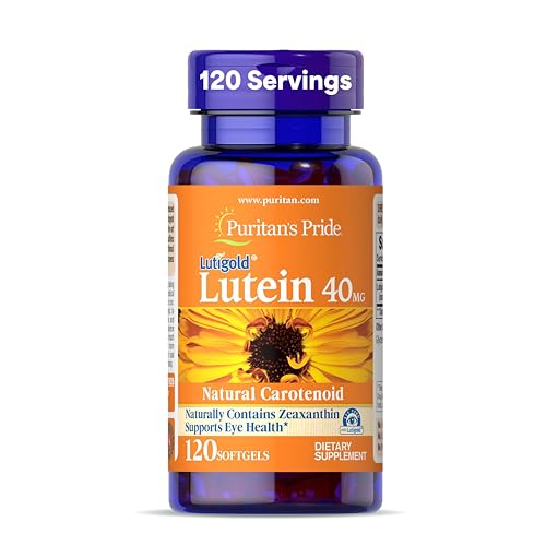 Puritan's Pride Premium Lutigold™ Lutein Carotenoid 40mg with - Product Imagery
