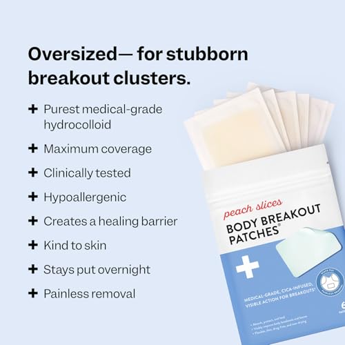 Peach Slices - Body Breakout Patches (6 ct) - Overnight Body - Product Imagery