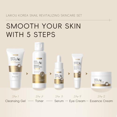 Korean Snail Essence Skin Care Kit,Skincare Gifts for - Product Imagery