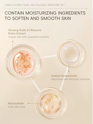 Korean Snail Essence Skin Care Kit,Skincare Gifts for - Product Imagery