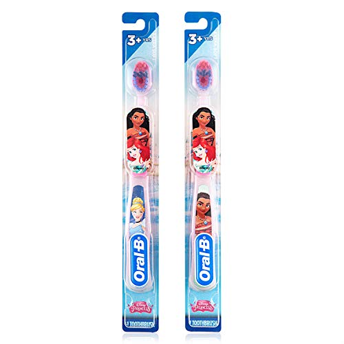 Oral-B New Princess Toothbrush for Little Girls, Children 3+, - Product Imagery