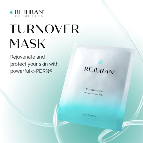 REJURAN Turnover Mask, c-PDRN® Face Mask, 5ea x 1.35 fl oz - Product Imagery