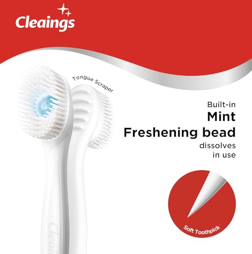 cleaings® 48 Pcs Disposable Mini Toothbrush - Pre-Pasted with - Product Imagery