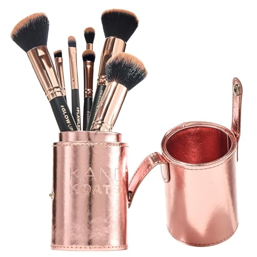 Kandi Burruss 7-Piece Professional Makeup Brush Set - Rose Gold – Rose Gold, Nylon
