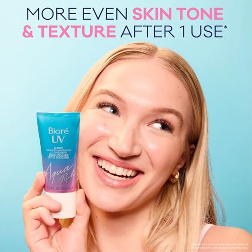 Biore UV Aqua Rich Glow Enhancing Moisturizer SPF 50, 1.7 fl oz - Product Imagery