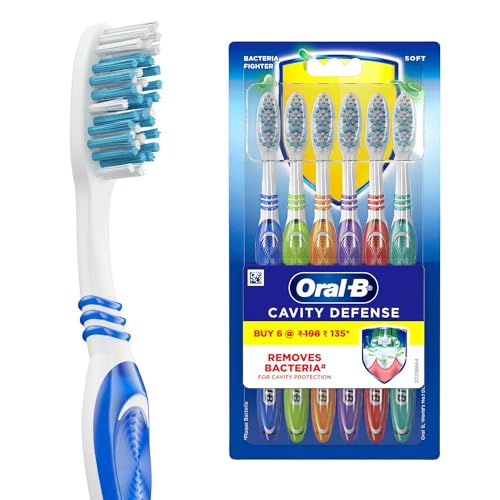 Oral-B Cavity Defense Bacteria Fighter Manual Toothbrush for - Product Imagery