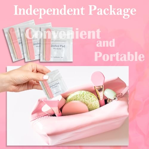 50 Set Disposable Press on Nail Tool Kit, Including 50pcs Nail - Product Imagery