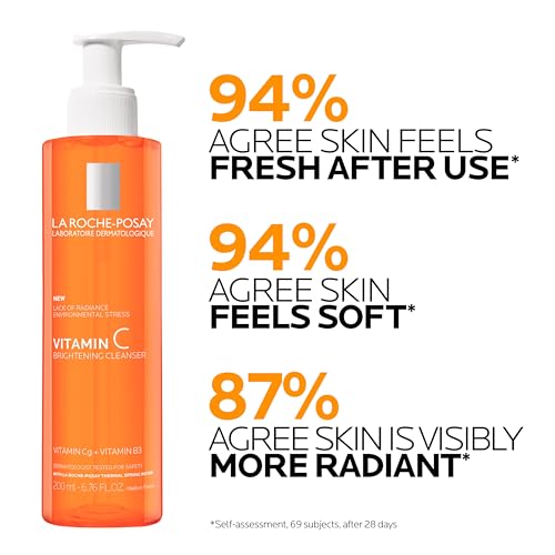 La Roche-Posay Vitamin C Brightening Face Wash Cleanser - Product Imagery