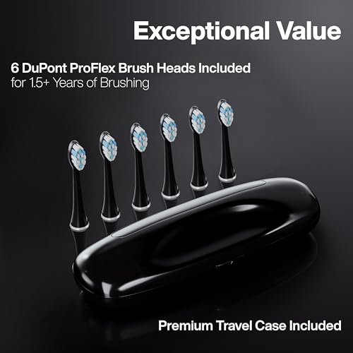 Aquasonic Black Series PRO – Ultra-Whitening Electric Toothbrush - Product Imagery
