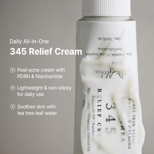 345 Relief Cream & Mist Duo, Korean Vegan Skin Care Set - Product Imagery