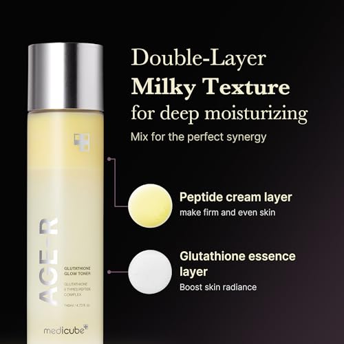 medicube Age-R Glutathione Glow Milky Toner - Product Imagery