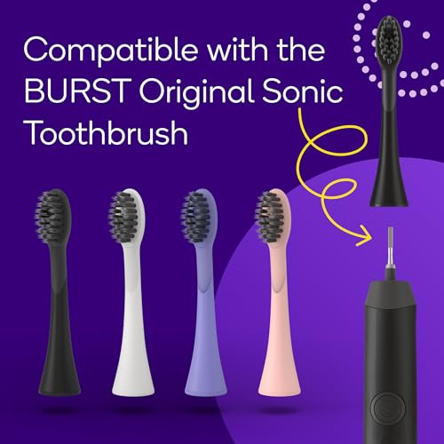 BURST Genuine Replacement Heads for Original Sonic Toothbrush - Product Imagery